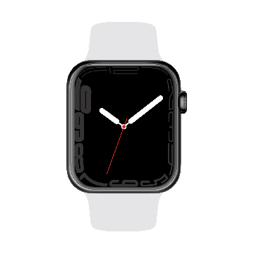 Apple Watch (Series 8) Edelstahl 41 mm GPS + Cellular - Space Schwarz (Hermès Edition)