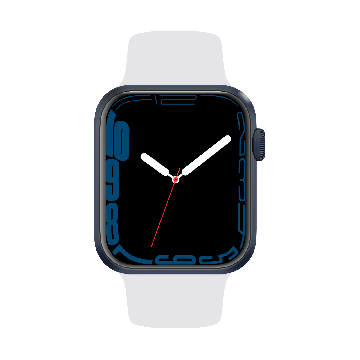 Apple Watch (Series 9) Aluminium 45 mm GPS + Cellular - Mitternacht